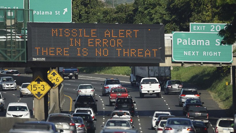 VIDEO: La falsa alerta de misil balístico en Hawái interrumpió la emisión de televisión