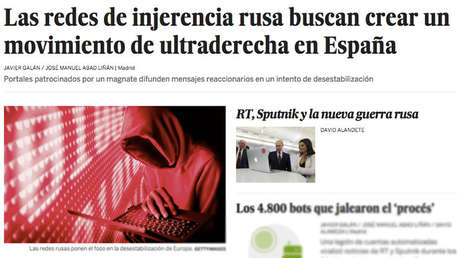 El corresponsal de RT en España habla sobre las supuestas injerencias rusas