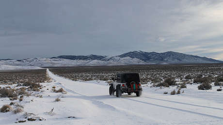 El frío llegó a África y un manto de nieve cubrió el Sáhara (FOTOS)
