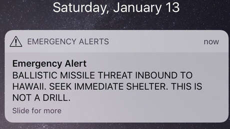 VIDEO: Colocan a los niños en desagües tras una falsa alerta de misil balístico en Hawái