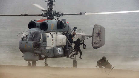 VIDEO: Helicópteros de la Flota del Norte de Rusia inician ejercicios antisubmarinos