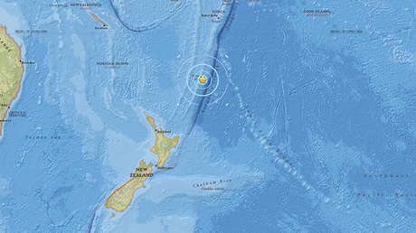 Un sismo de magnitud 5,8 sacude varias islas de Nueva Zelanda