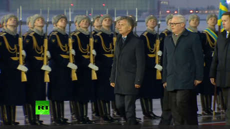 VIDEO: Mauricio Macri aterriza en Moscú para iniciar su visita oficial