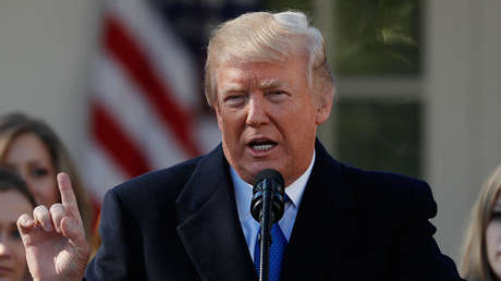 Trump imita al primer ministro indio Narendra Modi 