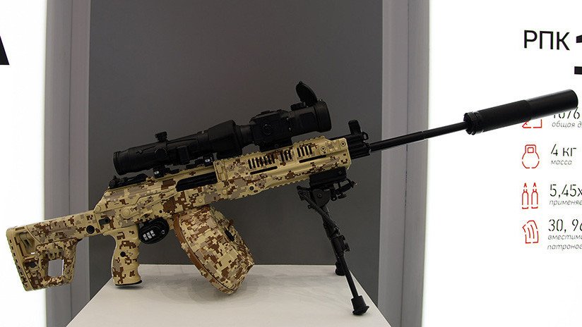 El ejército ruso reemplaza su tradicional ametralladora ligera Kaláshnikov RPK-74