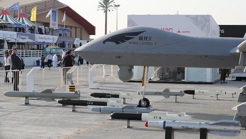 El sigiloso dron militar chino Star Shadow deslumbra en el salón aeronáutico de Singapur
