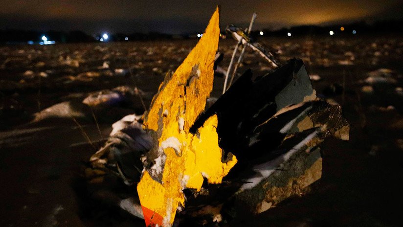 Imágenes desde el lugar del siniestro del avión ruso An-148 con 71 personas a bordo