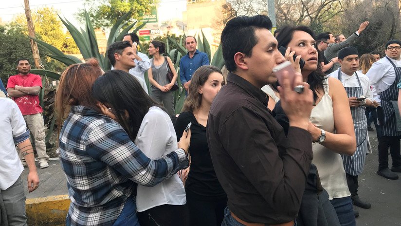 PRIMERAS IMÁGENES:  Potente sismo de 7,2 sacude el centro y sur de México