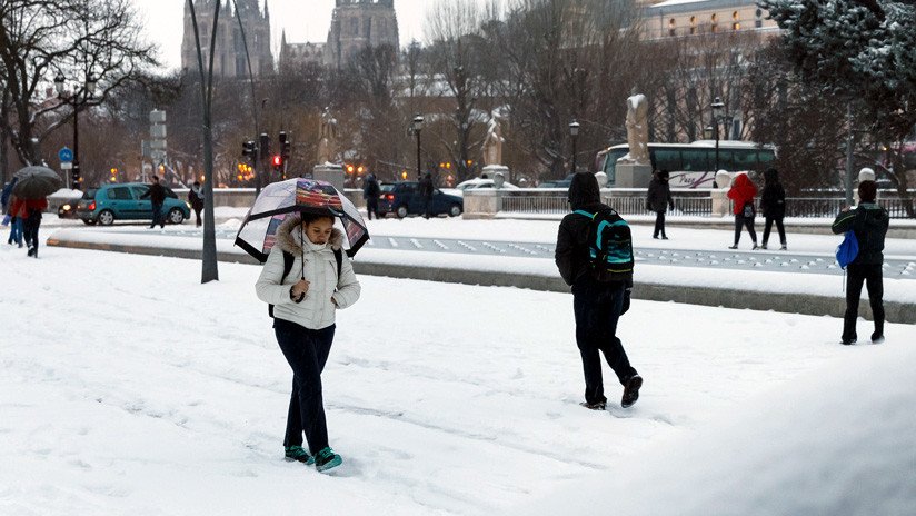 La 'bestia del Este': Caos en España y en toda Europa por ola de frío (FOTOS)
