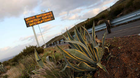 Fotos satelitales muestran que la situación es crítica en la ciudad que se quedará sin agua