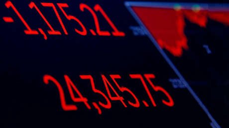 El índice Dow Jones sigue cayendo este "martes negro"