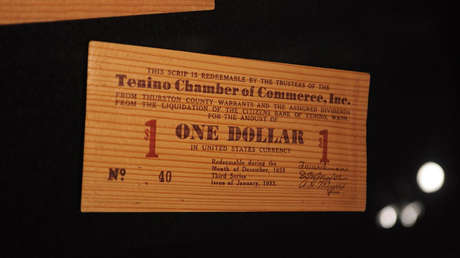La pequeña ciudad estadounidense que imprime dinero de madera
