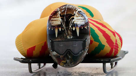 Un ghanés debió vender aspiradoras para poder competir en el skeleton olímpico