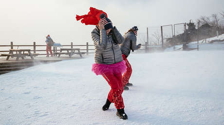 Vientos huracanados obligan a evacuar el Parque Olímpico de Pyeongchang 2018 (VIDEO, FOTOS)