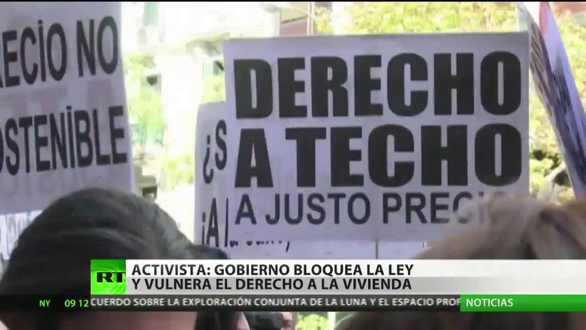 España: Afectados por la hipoteca se manifiestan para reivindicar su ley de vivienda