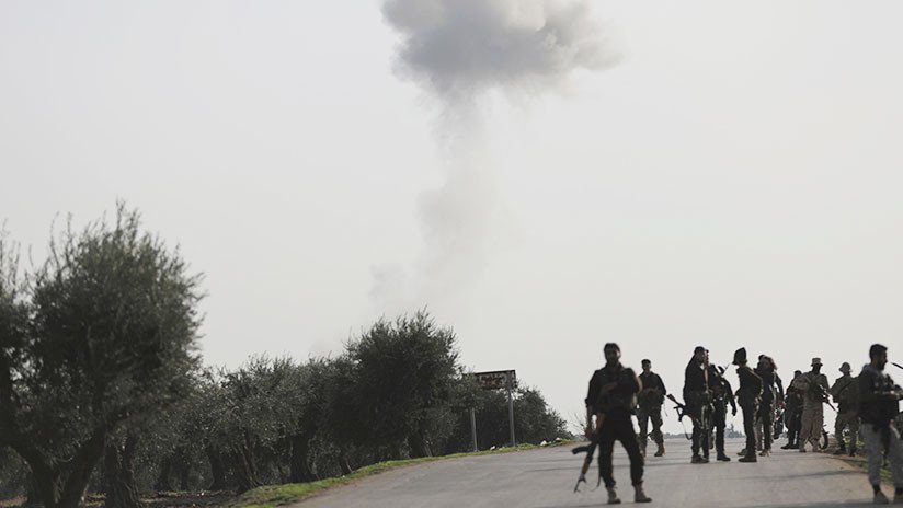 VIDEO: Turquía lanza un ataque aéreo en la ciudad siria de Afrín