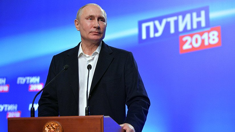 Putin tras su reelección: "Juntos lograremos el éxito"