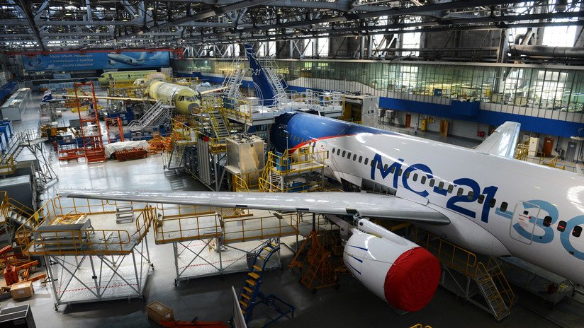 Fabrican en Rusia un segundo avión de pasajeros MS-21