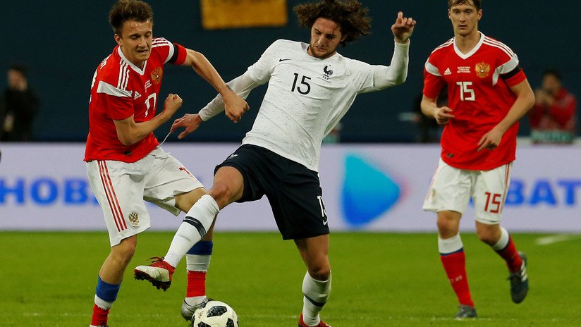 Preparación para el Mundial 2018: Rusia cae ante Francia en San Petersburgo