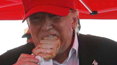 Trump, al borde de la obesidad, renuncia a las hamburguesas