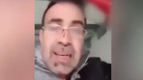 FUERTE VIDEO: Un refugiado sirio confiesa el asesinato de su esposa instantes después de matarla