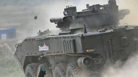 Así será el nuevo tanque sobre ruedas ruso