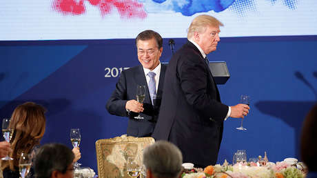 Se le 'chispoteó': Trump afirma que habló con Corea del Norte cuando en realidad era Corea del Sur