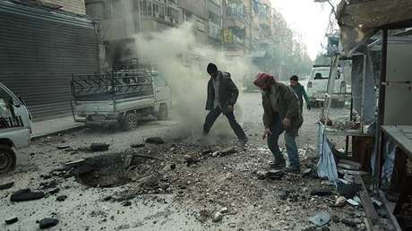 Rusia acusa ante la ONU a los terroristas de Al Nusra de usar cloro en Guta Oriental