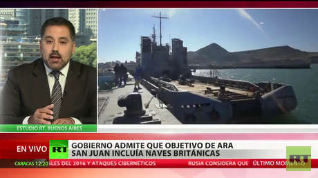 El Gobierno argentino admite que la misión del ARA San Juan incluía seguir a naves británicas