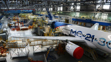 Fabrican en Rusia un segundo avión de pasajeros MS-21