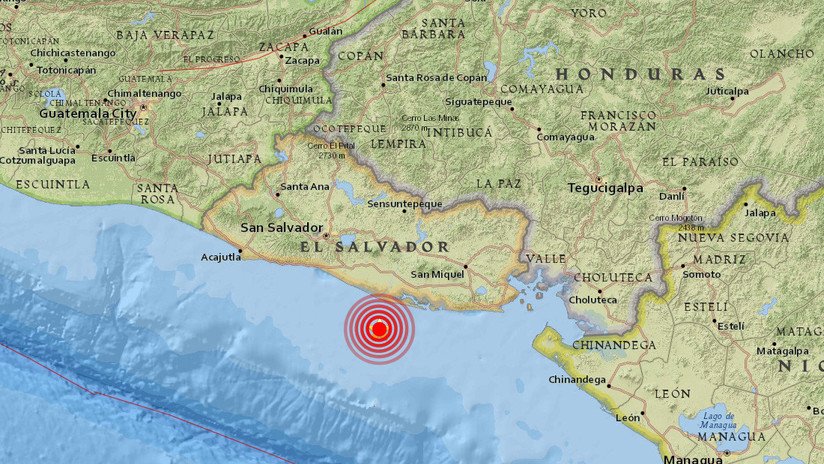 Se registran 17 réplicas del sismo de magnitud 6,0 en El Salvador 