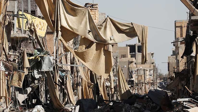 "De 70 % a 80 % de los edificios de Raqa están destruidos"