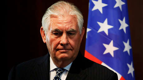 'Borran' a Rex Tillerson del sitio web del Departamento de Estado de EE.UU. 