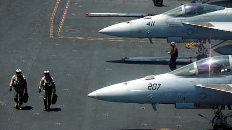El grupo de ataque de la Marina de EE.UU. llegará al golfo pérsico en mayo