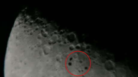 VIDEO: Un astrónomo aficionado graba tres objetos voladores no identificados cerca de la Luna