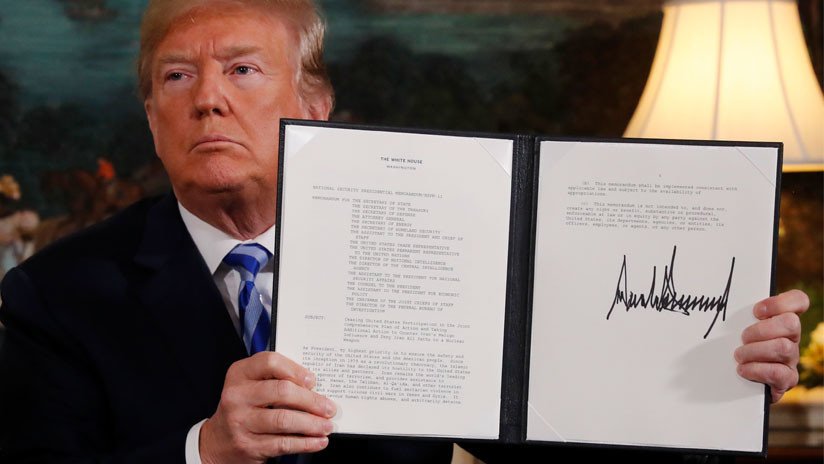 Estados Unidos se retira del acuerdo nuclear con Irán