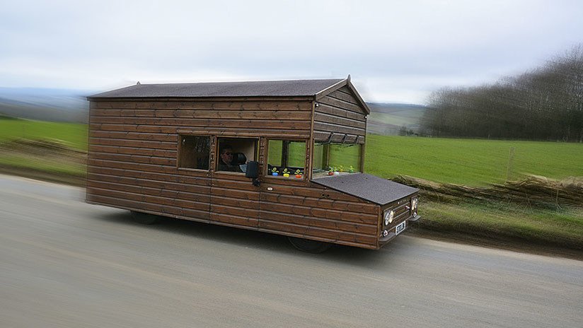 Una casa rodante bate récord de velocidad