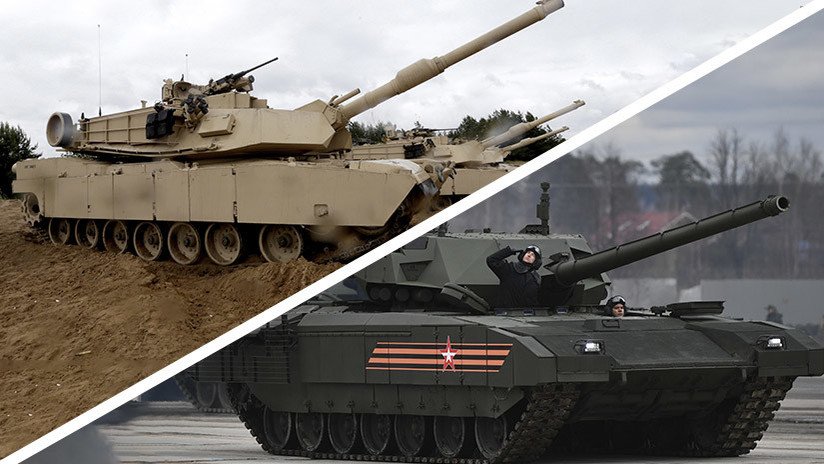 Guerra de tanques: Batalla entre los T-14 Armata rusos y los Abrams de EE.UU.