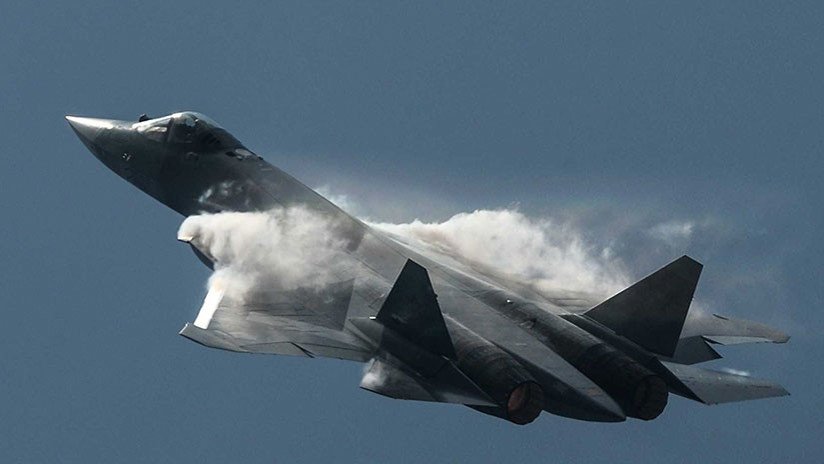 Rusia prueba los misiles de crucero de sus nuevos cazas Su-57 en el cielo de Siria (VIDEO)