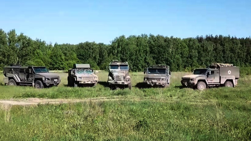 Video: Así son los 'voladores' todoterrenos blindados rusos Taifún 