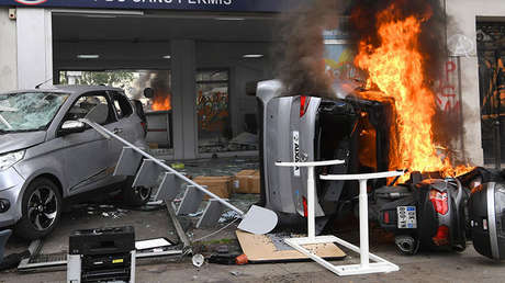 Choques entre Policía y manifestantes durante el Primero de Mayo en París