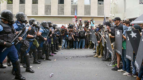 FOTOS: Enfrentamientos entre Policía y manifestantes en Puerto Rico durante el Primero de Mayo