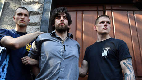 VIDEO: Ultranacionalistas ucranianos detienen en Kiev al "terrorista brasileño"