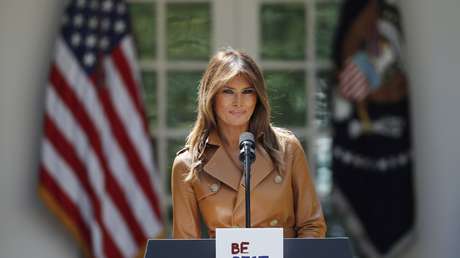 'Sé mejor': Melania Trump presenta su programa oficial destinado a los niños