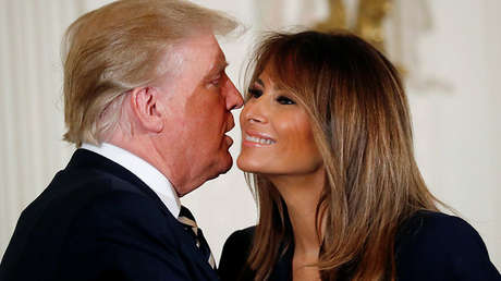 ¿Quién es 'Melanie'? Trump escribe mal el nombre de su esposa en un tuit tras su salida del hospital