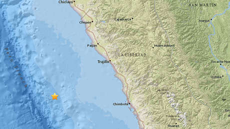 Se registra un sismo de magnitud de 5,2 en Perú