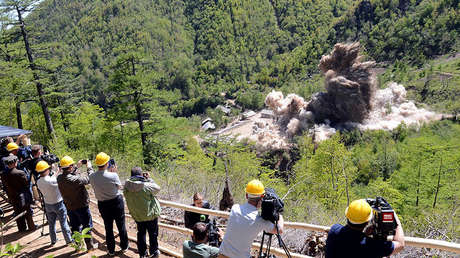 PRIMERAS IMÁGENES: La destrucción del polígono nuclear norcoreano
