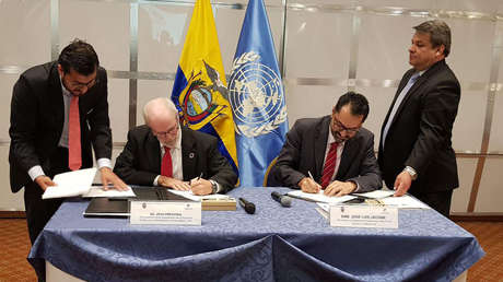 Ecuador firma convenio con la FAO con el que se compromete a erradicar el hambre en el país