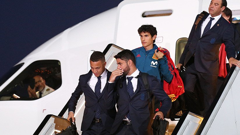 FOTOS: La selección española llega a Rusia para la Copa Mundial de Fútbol