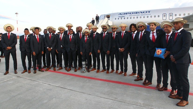 FOTOS: La selección de Panamá llega a Rusia para el Mundial 2018